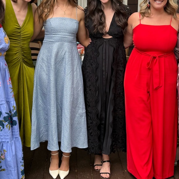 Anthropologie Short-Sleeve Cutout Maxi Dress